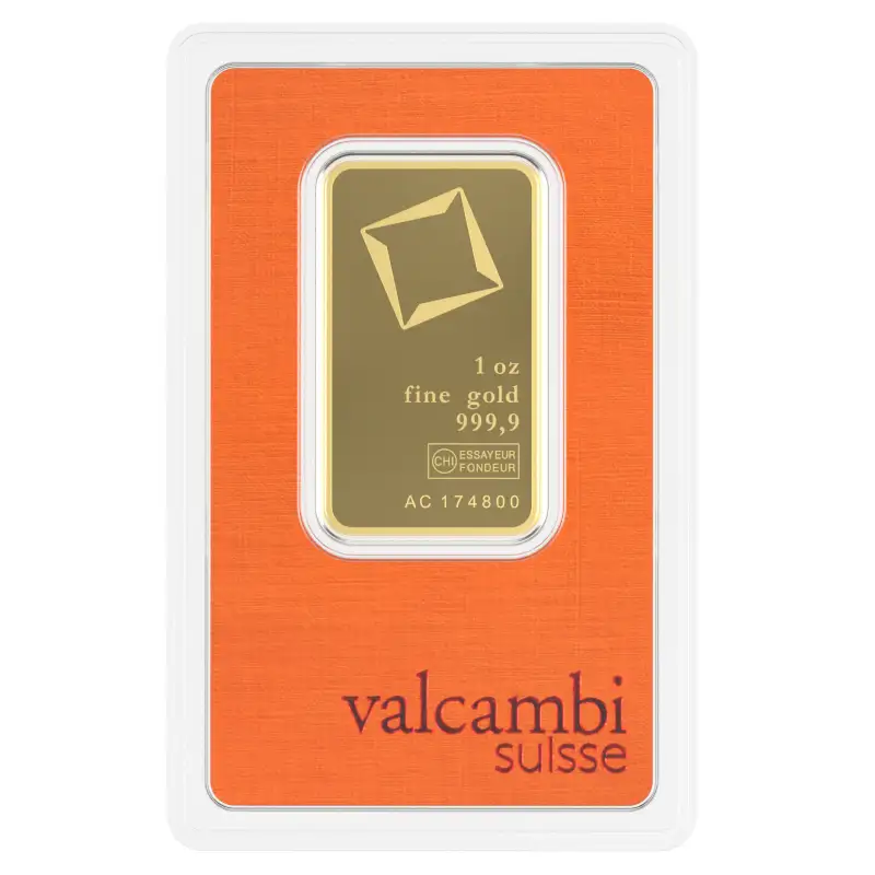 1oz Gold Valcambi Minted Tablet 9999