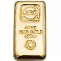Gold Bullion Bars 500g ABC Cast Gold Bar 9999 Purity
