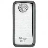 Silver Bullion Bars 10oz Perth Mint Cast Silver Bullion Bar 999 Purity