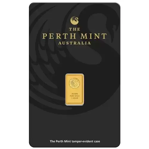 1g Minted Perth Mint Gold Certicard 99.99% 