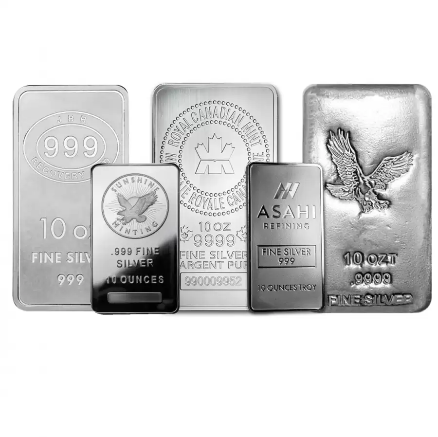 Dealers Choice 10oz Silver Bullion Bar